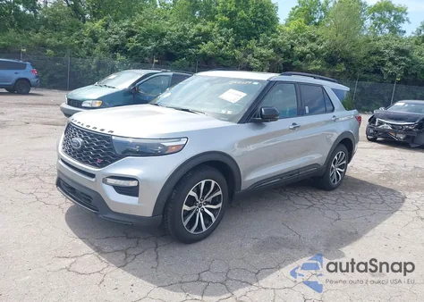 2020 Ford Explorer St из США, поврежденный, VIN 1FM5K8GC2LGB45689